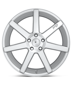 Niche 1PC M179 VERONA 20x9 +35 Gloss Silver Machined