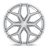 Niche Vice SUV 24x10 +30mm Gloss Silver with Brushed Spokes