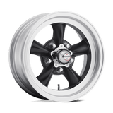 American Racing Vintage VN105 TORQ THRUST D 15x8.5 -25mm Satin Black Machined Edge
