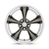 American Racing Vintage VN338 Boss TT 18x9.5 Graphite Diamond Cut Lip premium performance wheel