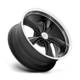 American Racing Vintage VN338 BOSS TT 20x10 +35mm Textured Black with Diamond Cut Lip