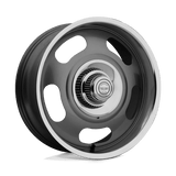 American Racing Vintage VN506 17x9 +12mm Mag Gray with Polished Lip