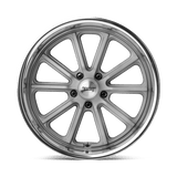 American Racing Vintage VN507 Rodder 18x9.5 Vintage Silver Diamond Cut Lip premium wheel