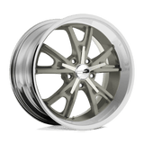 American Racing Vintage VN801 Daytona 20x8.5 Mag Gray Machined Lip premium wheel