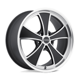American Racing Vintage VN807 MACH 5 Black wheel