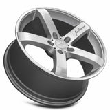 MRR VP5 19x8.5 Silver Machine Face premium Euro wheel