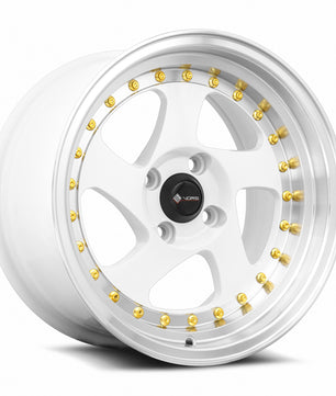 Vors VR2 White Machine Lip Gold Rivet