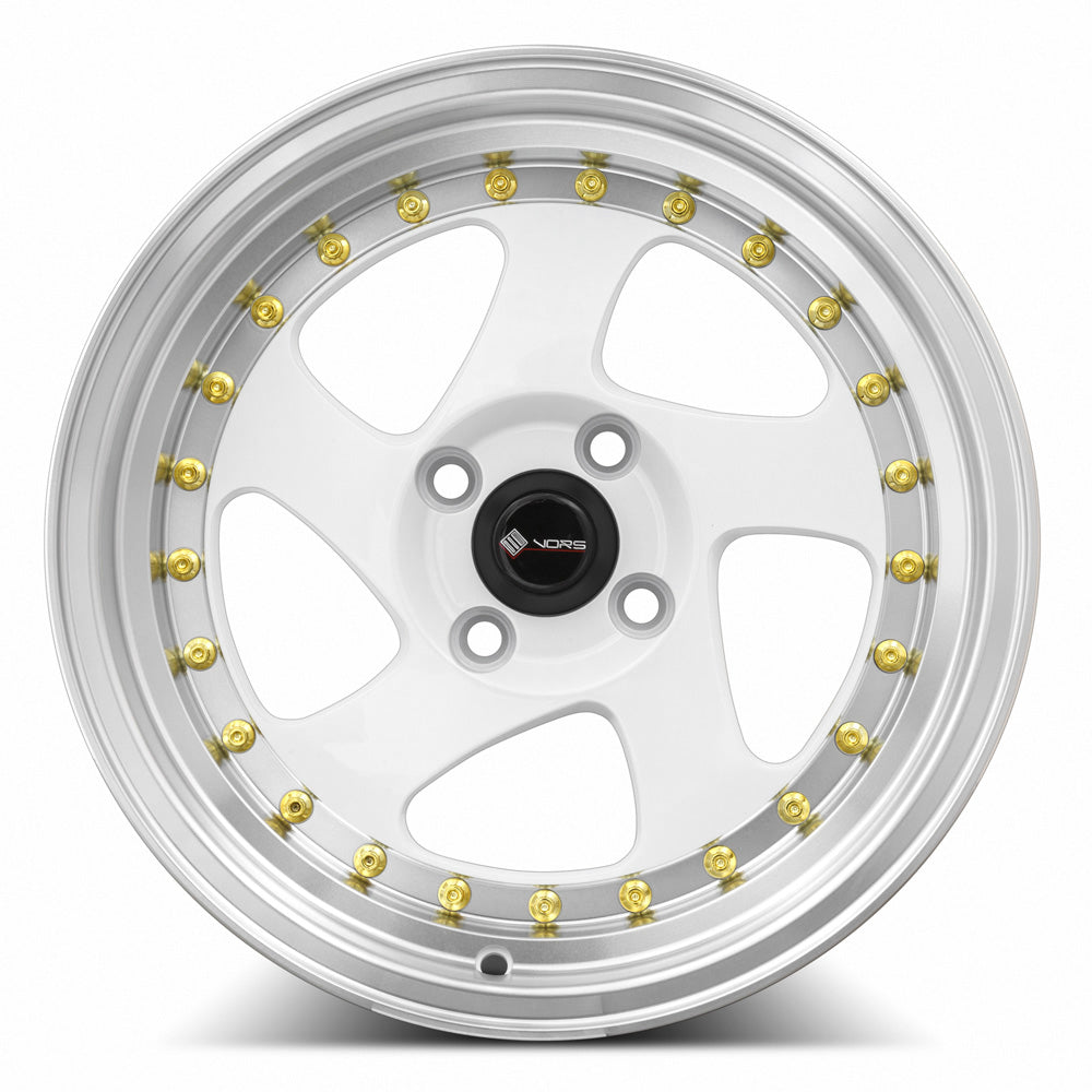 Vors VR2 White Machine Lip Gold Rivet