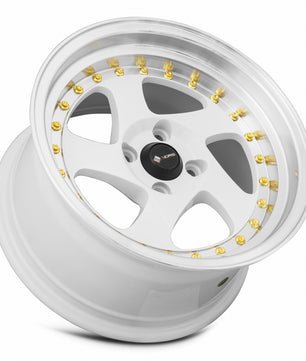 Vors VR2 White Machine Lip Gold Rivet