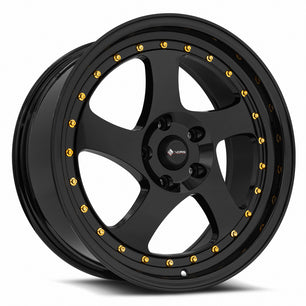 Vors VR2 All Black Gold Rivet