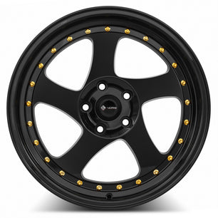Vors VR2 All Black Gold Rivet