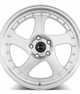 Vors VR2 Silver Machine Face Lip Chrome Rivet