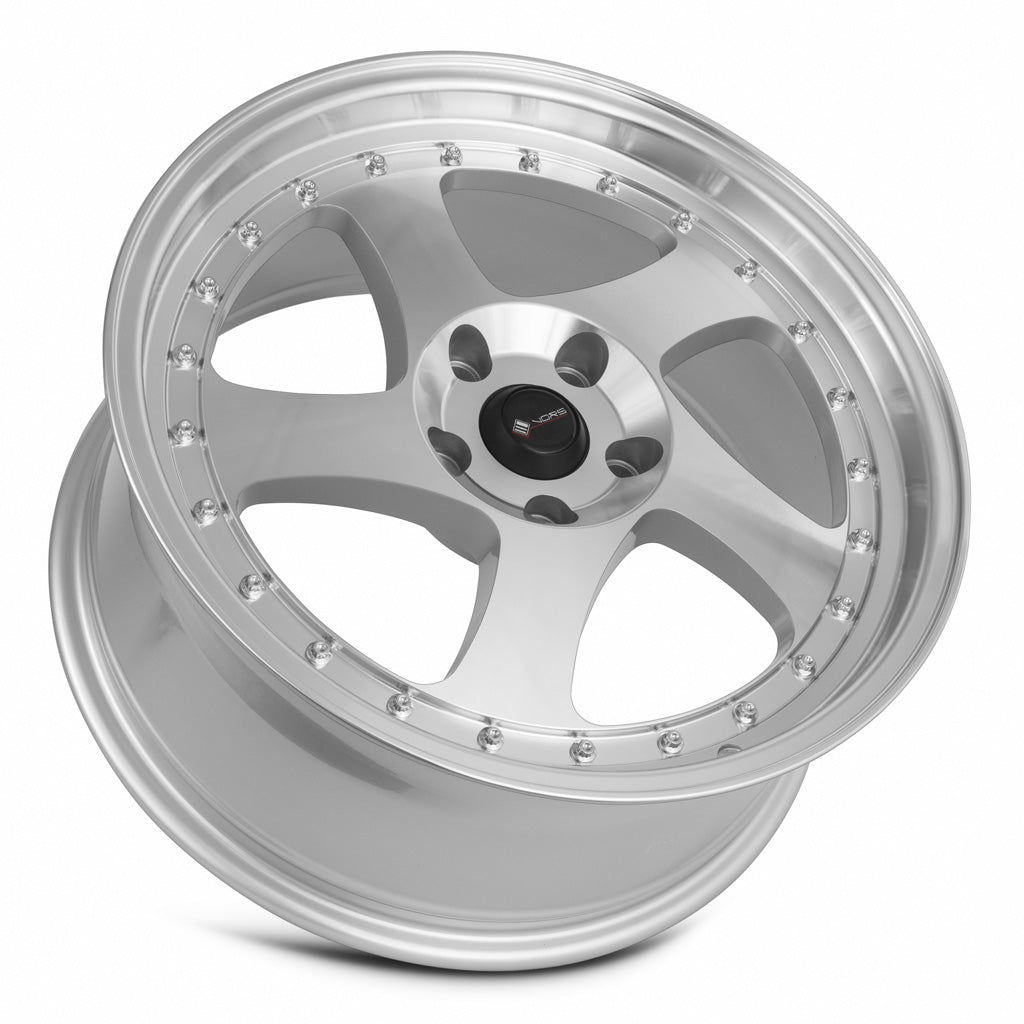 Vors VR2 Silver Machine Face Lip Chrome Rivet