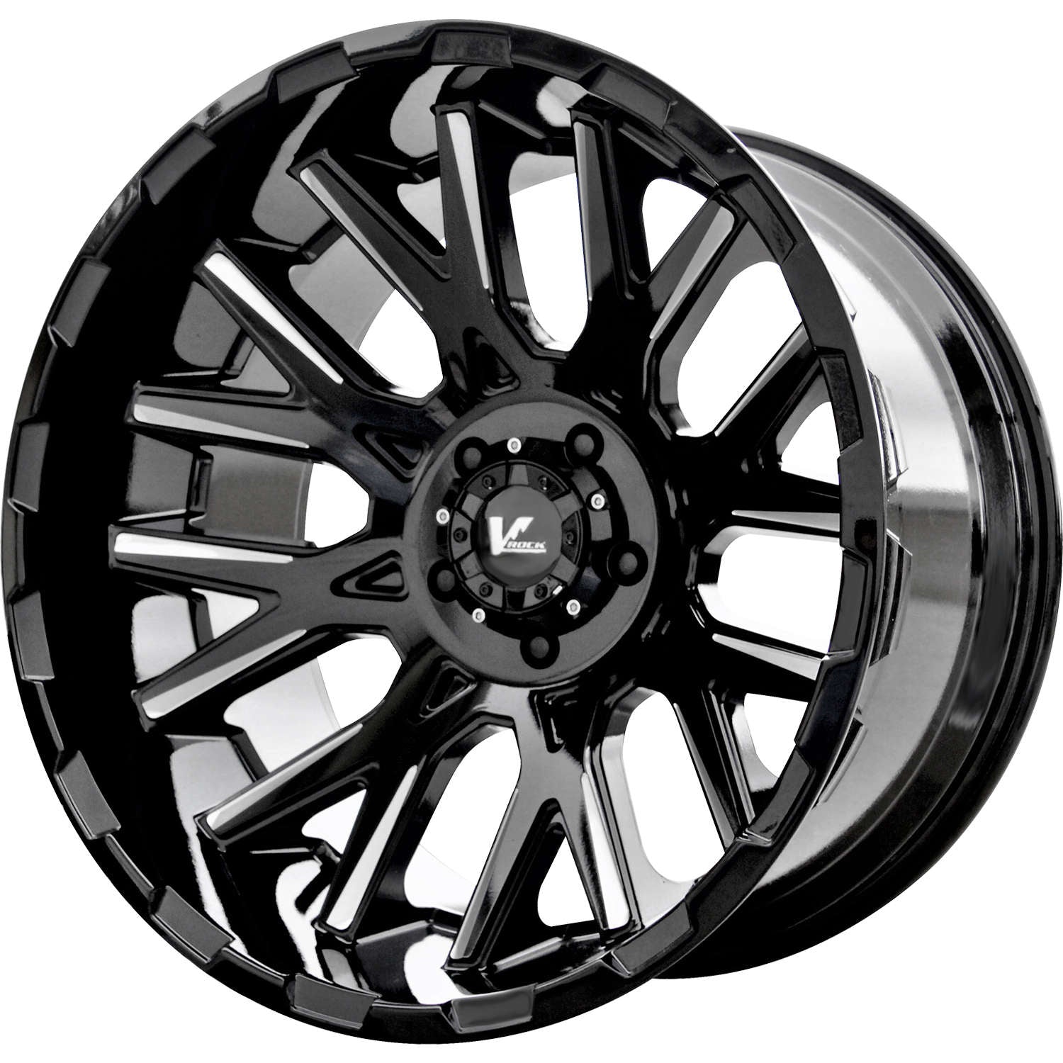 V-Rock Recoil Gloss Black with Milled Spokes
