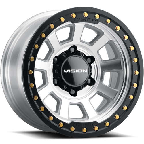 Vision OJOS Beadlock Machined with a Black Real Beadlock