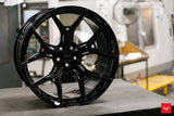 Vossen HF-5 21x11.5 Gloss Black premium Euro Porsche wheel