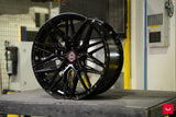 Vossen HF-7 19x8.5 +42 Gloss Black premium Euro wheel