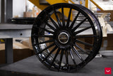 Vossen HF-8 22x10.5 +2 Gloss Black custom-drilled premium Euro wheel