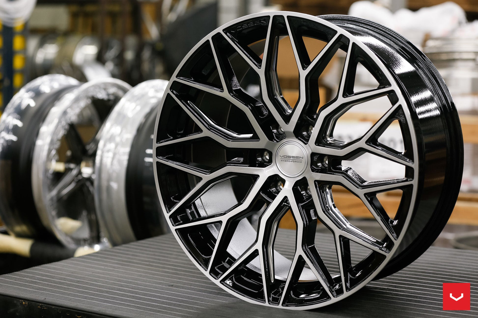 Vossen HF6-3 Brushed Gloss Black