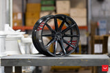 Vossen VFS-1 22x11 +12 Gloss Black premium Euro custom-drilled wheel