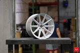 Vossen VFS-10 20x10.5 +27 Metallic Gloss Silver premium Euro wheel 5x120