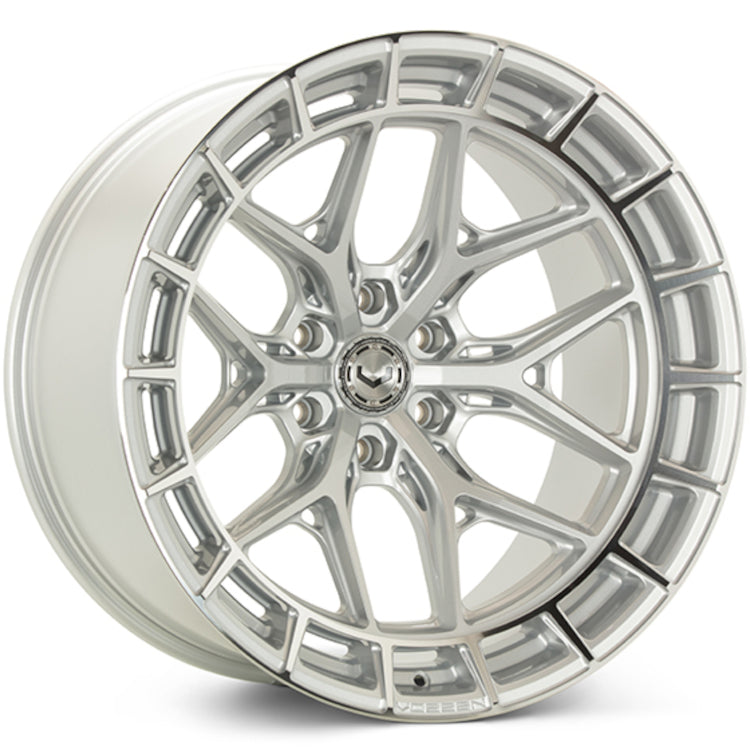 Vossen HFX-1 Silver with a Machined Polished Lip Ring