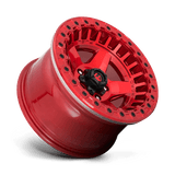 Fuel 1PC Warp 17x9 -15mm Candy Red with True Beadlock