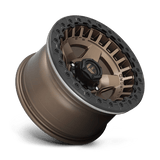 Fuel 1PC Warp 17x9 -15mm Matte Bronze with Black True Beadlock (6x139.7)
