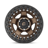 Fuel 1PC Warp 17x9 -15mm Matte Bronze with Black True Beadlock (6x139.7)