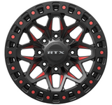 RTX ZION Gloss Black Milled Red
