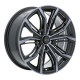 RTX BLACK WIDOW Black Machined Grey wheel