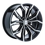 RTX BLACK WIDOW Black Machined wheel