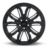 RTX Black Widow 17x7.5 +35 Satin Black 5x120 premium Euro wheel