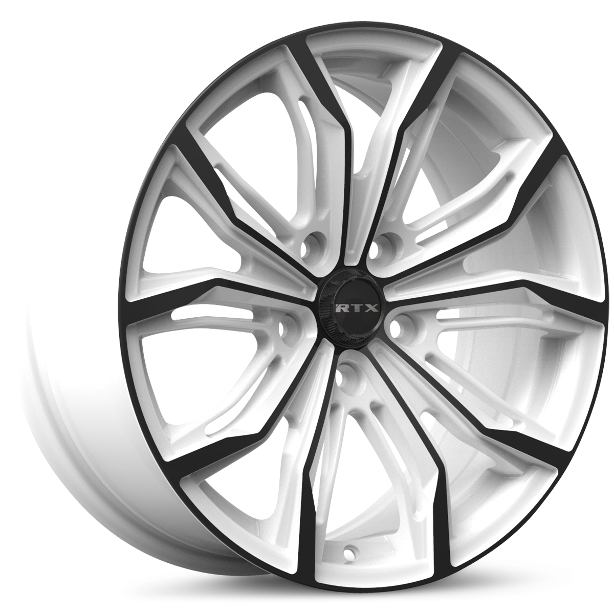 RTX BLACK WIDOW White & Black wheel
