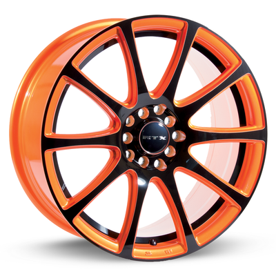 RTX BLAZE Orange and Black wheel