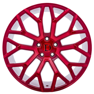 Deutschman Design D01 Red Machined wheel