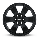 RTX OE Denver 17x8 +30 Satin Black 6x120 premium truck wheel