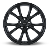 RTX OE Flint 19x8 Satin Black premium Euro replica wheel