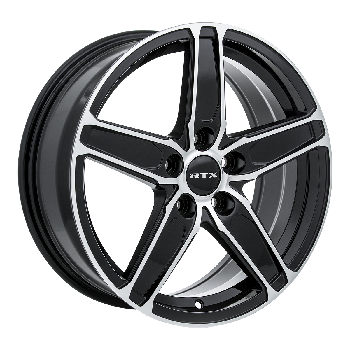 RTX Frost Black Machined wheel