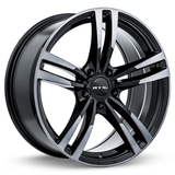 RTX OE Replica GRAZ Black Machined Grey wheel