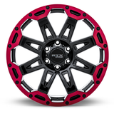 RTX Gobi Offroad Gloss Black with Red Lip