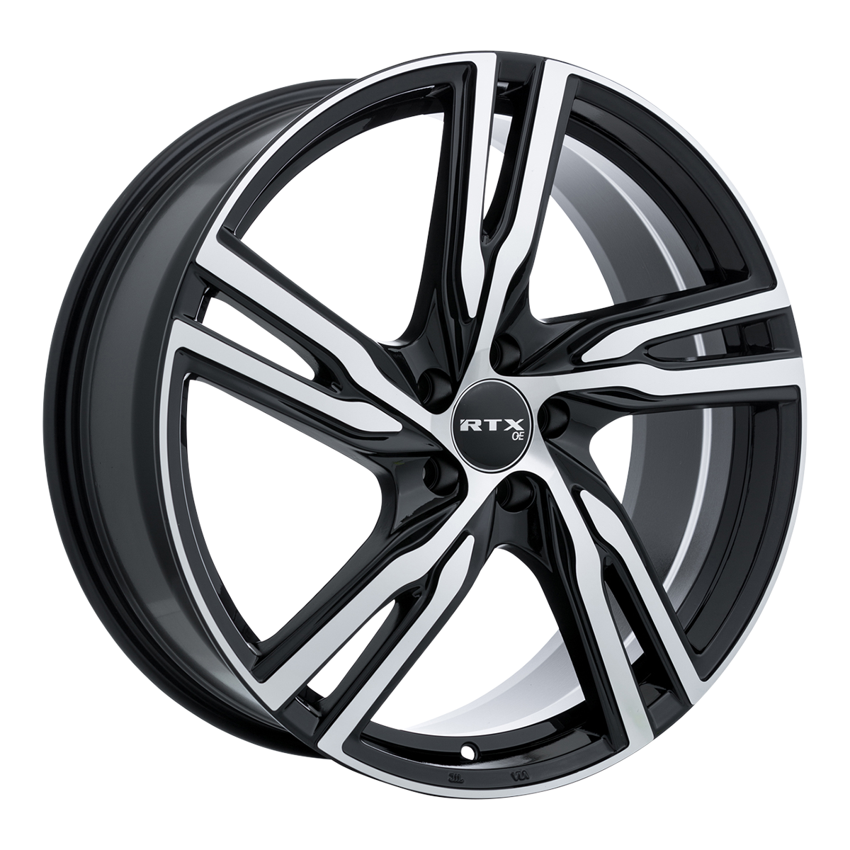 RTX OE Replica GOTHENBURG Gloss Black Machined wheel