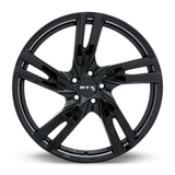 RTX OE Gothenburg 20x8 Gloss Black 5x108 premium Euro replica wheel