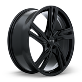 RTX OE Gothenburg 20x8 Gloss Black 5x108 premium Euro replica wheel