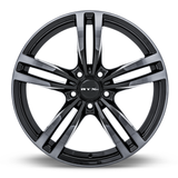 RTX Graz 18x9 Black Machined Grey premium Euro wheel 5x112