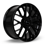 RTX OE Hausen 20x9 +25 Gloss Black 5x112 premium Euro wheel