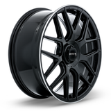 RTX OE Leonburg 20x8.5 +38 Gloss Black Machined Edge 5x112 premium Euro wheel