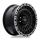 RTX Offroad Moab 18x9 -15 Gloss Black Machined Lip 5x127 truck wheel