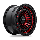 RTX MOAB Gloss Black Machined Red