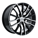 RTX OE Replica PASSAU Black Machined Face wheel